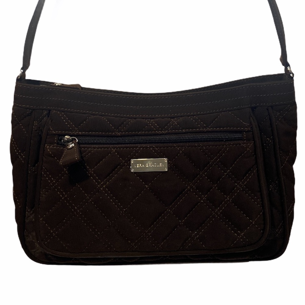 Vera Bradley Brown Hobo Shoulder Bag